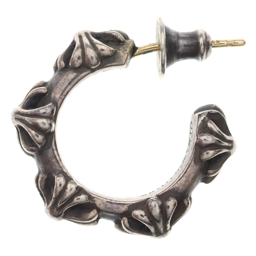 CHROME HEARTS(クロムハーツ) HOOP CROSS クロスバンド フープピアス シルバー BCA100
