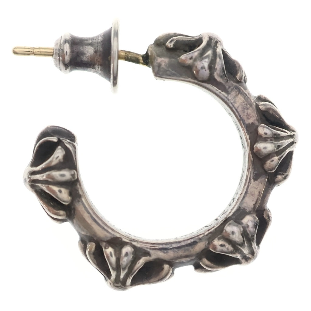 CHROME HEARTS(クロムハーツ) HOOP CROSS クロスバンド フープピアス シルバー BCA100