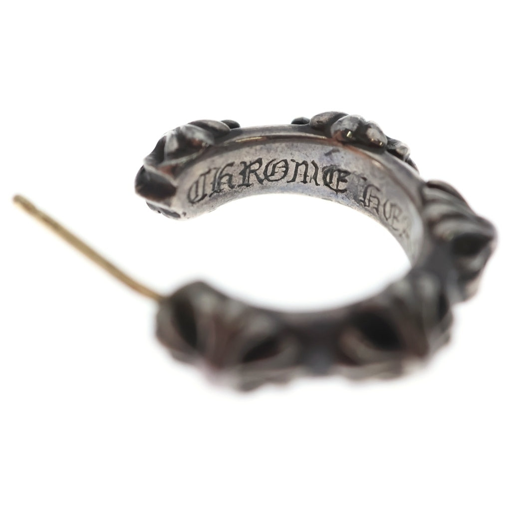 CHROME HEARTS(クロムハーツ) HOOP CROSS クロスバンド フープピアス シルバー BCA100