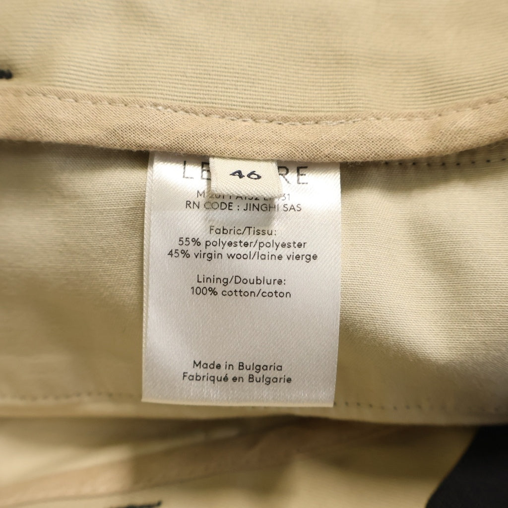 LEMAIRE(ルメール) TRENCH WIDE SLACKS PANTS トレンチ ワイド スラックスパンツ ブラック