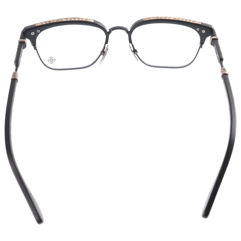 CHROME HEARTS(クロムハーツ) VERTICAL SMILE 2 サイドエタニティヴァイン メガネ ブラック
