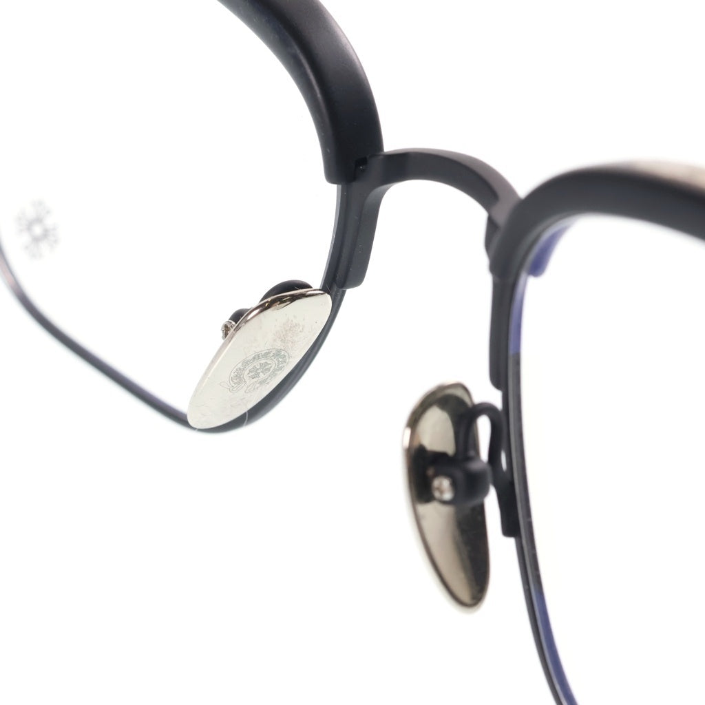 CHROME HEARTS(クロムハーツ) VERTICAL SMILE 2 サイドエタニティヴァイン メガネ ブラック
