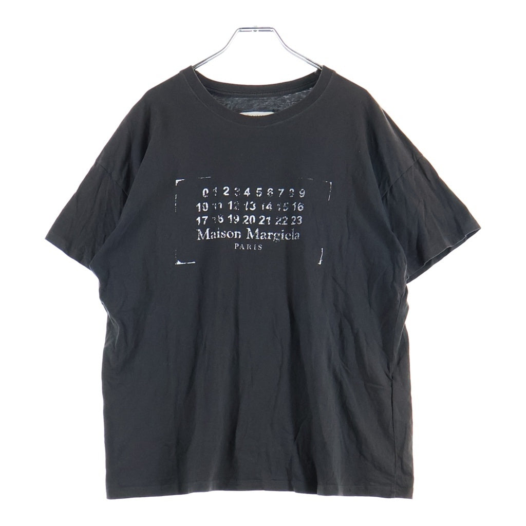 Maison Margiela(メゾンマルジェラ) スタンプロゴプリント クルーネック半袖カットソーTシャツ S51GC0534 S24575
