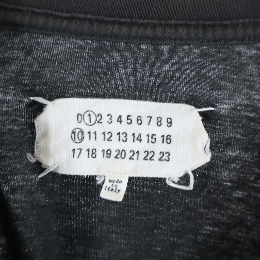 Maison Margiela(メゾンマルジェラ) スタンプロゴプリント クルーネック半袖カットソーTシャツ S51GC0534 S24575
