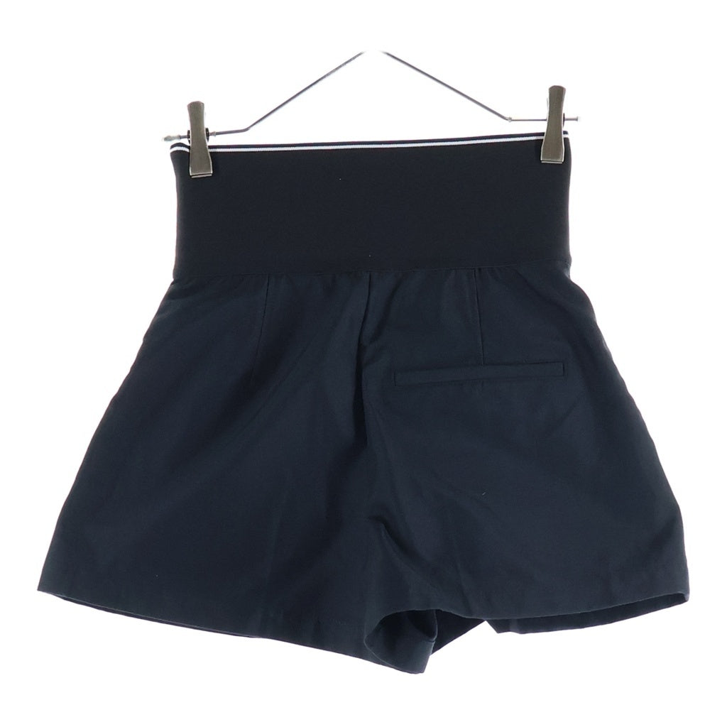 ALEXANDER WANG(アレキサンダーワン) Safari Shorts ウエストロゴ ショーツ ハーフパンツ ブラック レディース 1WC1224450