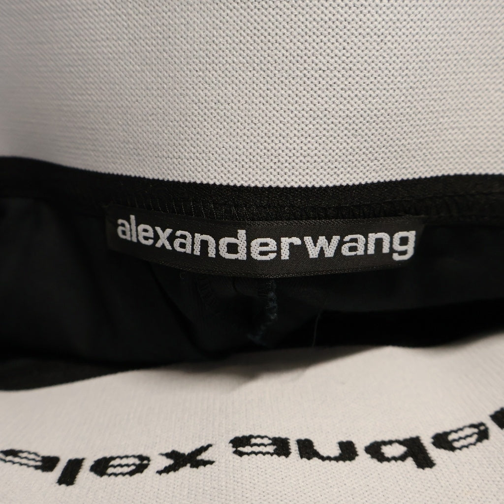 ALEXANDER WANG(アレキサンダーワン) Safari Shorts ウエストロゴ ショーツ ハーフパンツ ブラック レディース 1WC1224450