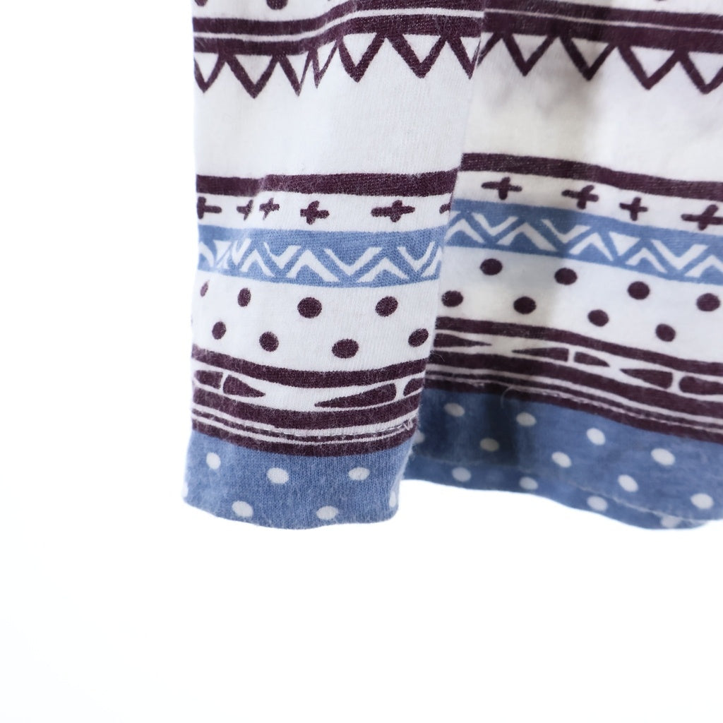 STUSSY(ステューシー) TOTEM S/S T-SHIRT 総柄プリント クルーネック半袖カットソーTシャツ マルチカラー