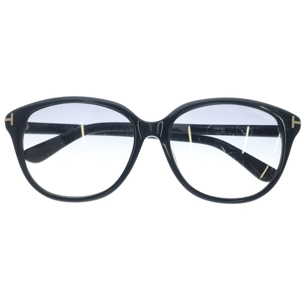 TOM FORD(トムフォード) KARMEN ソフトスクエア ブラックフレーム メガネ サングラス アイウェア ブラック TF329