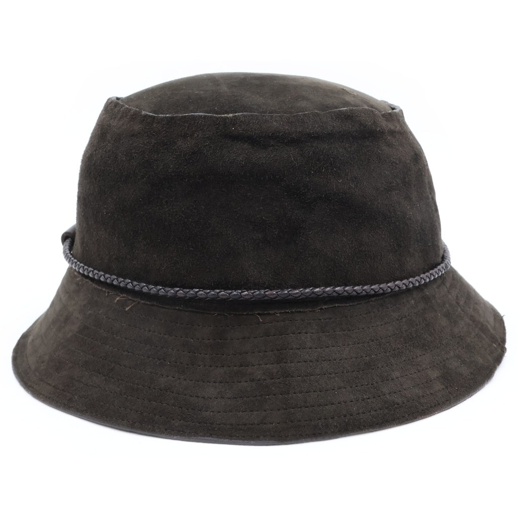 GUCCI(グッチ) スエード バケットハット 帽子 ブラウン 109159 XC019