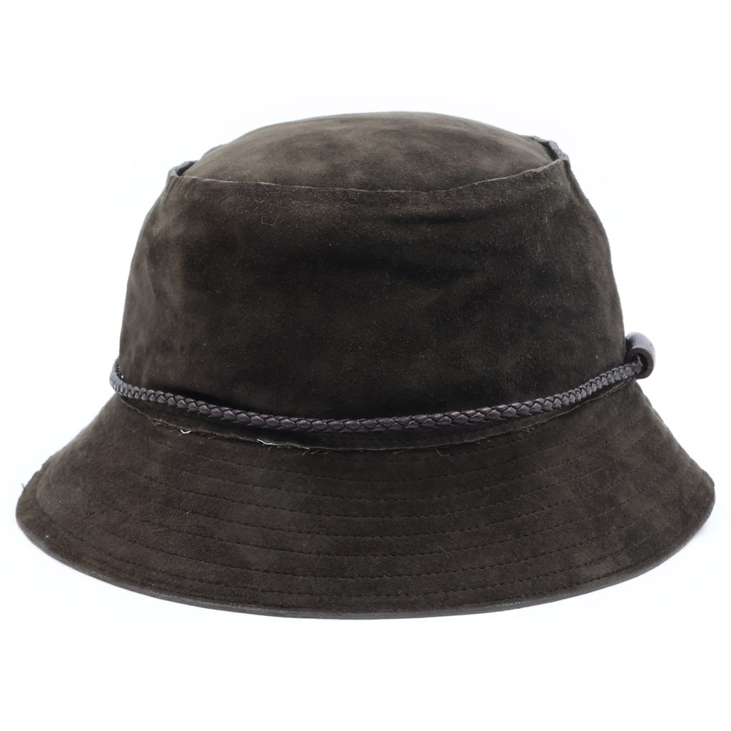 GUCCI(グッチ) スエード バケットハット 帽子 ブラウン 109159 XC019