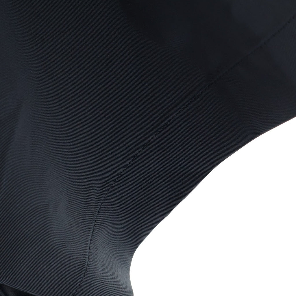 CULLNI(クルニ) 25SS DRY STRETCH TWILL DRAWSTRING OPEN COLLAR SHIRT ドライストレッチ ドローストリング オープンカラーシャツ ブラック 25-SS-030