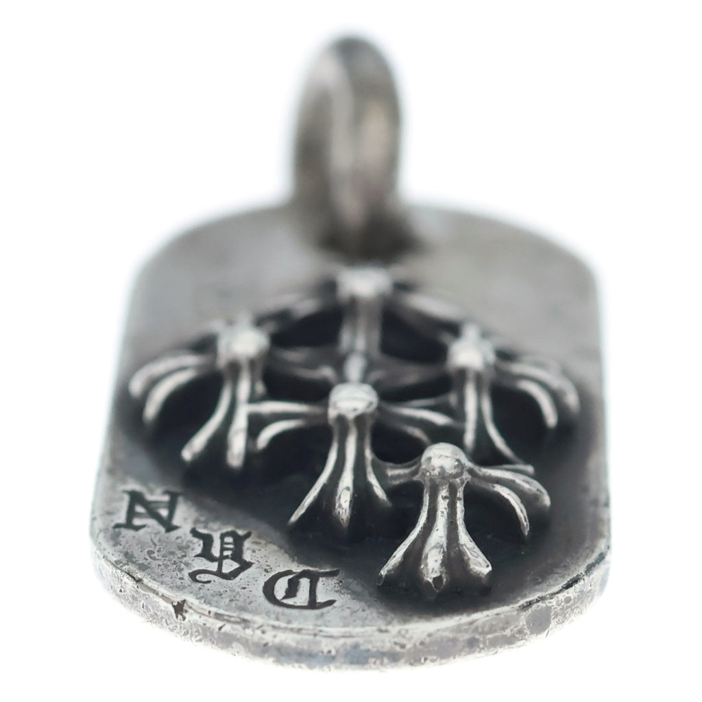 CHROME HEARTS(クロムハーツ) RAISED DOGTAG レイズドドッグタグ チャーム シルバー
