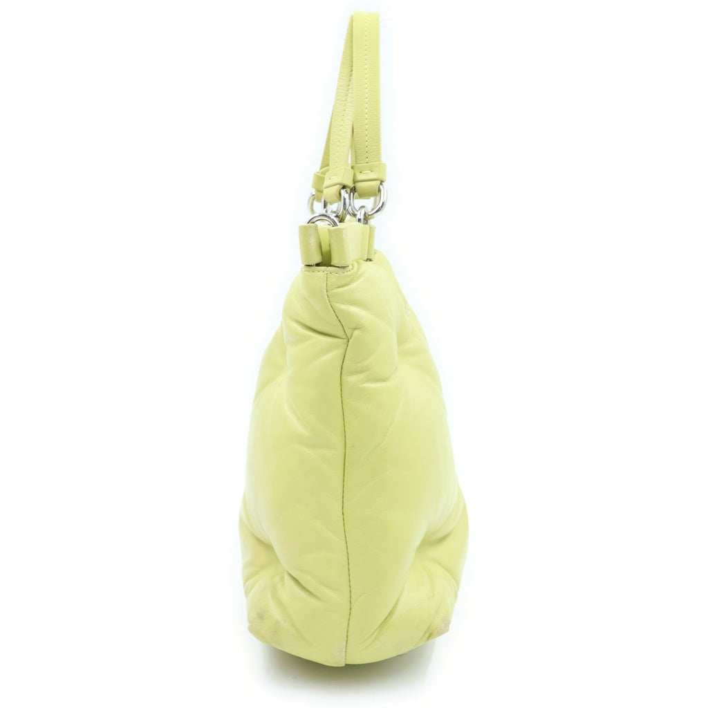 Maison Margiela(メゾンマルジェラ) GLAM SLAM グラムスラム スモール ナッパレザー トートバック ショルダーバック イエロー S56WD0133 レディース