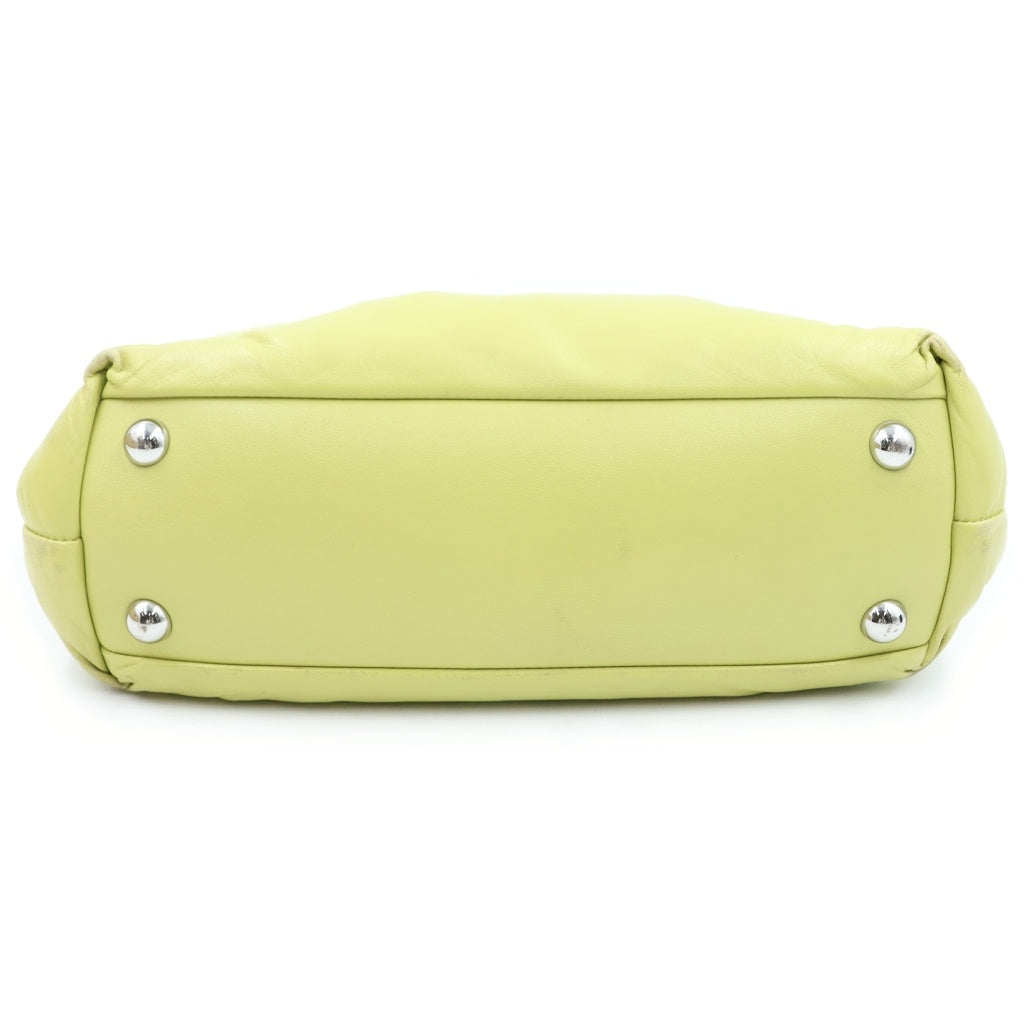 Maison Margiela(メゾンマルジェラ) GLAM SLAM グラムスラム スモール ナッパレザー トートバック ショルダーバック イエロー S56WD0133 レディース