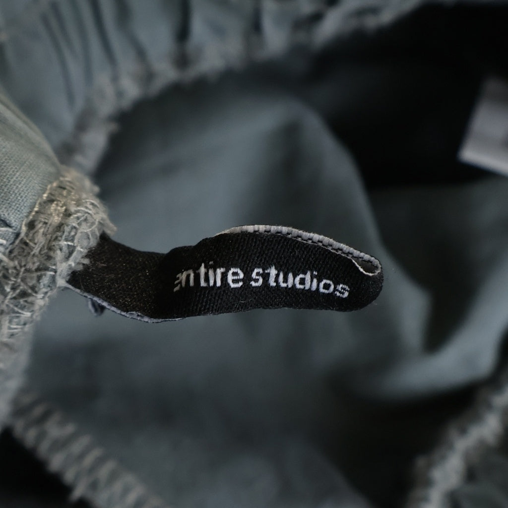 entire studios(エンタイア スタジオ) UTILITY CARGO SWEAT PANTS ユーティリティ カーゴスウェットパンツ グレー ES2341
