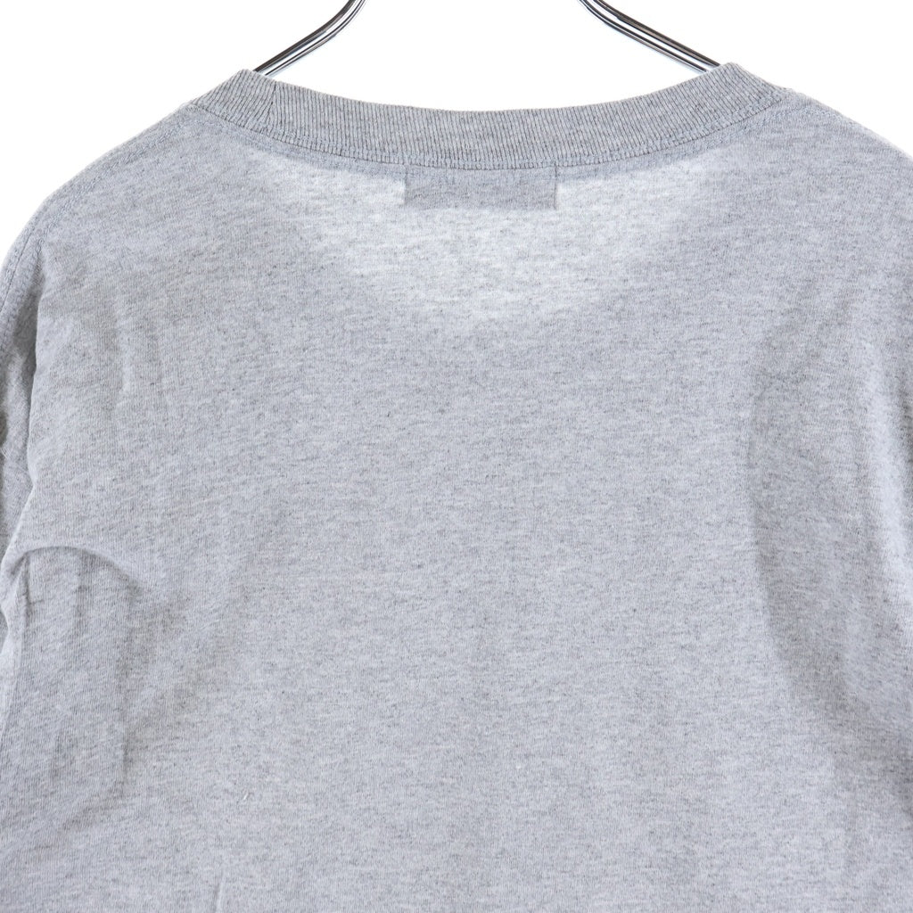 F-LAGSTUF-F(フラグスタフ) ×攻殻機動隊 KUSANAGI L/S TEE こうかくきどうたい 草薙プリント クルーネック長袖カットソーTシャツ グレー FS1604