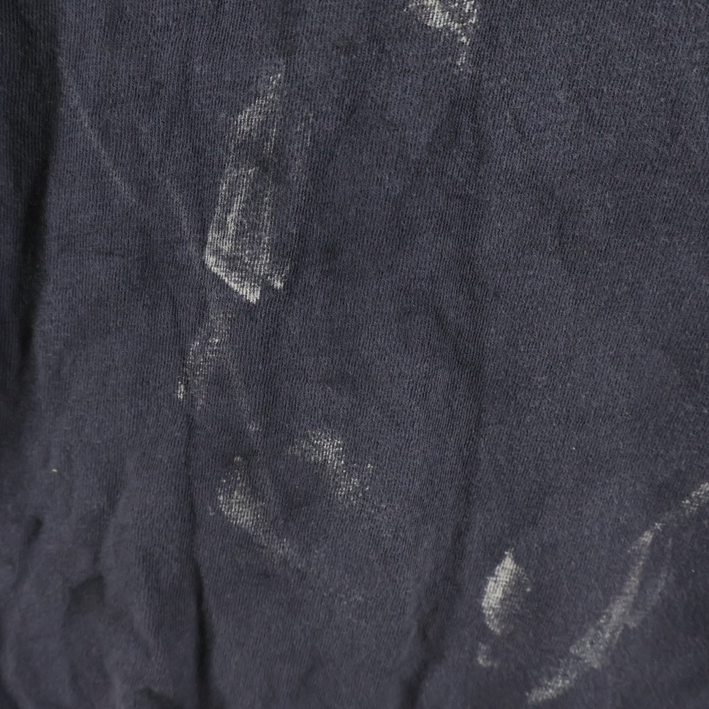 READY MADE(レディメイド) 24AW SNAKE L/S TEE バックスネークプリント クルーネック長袖カットソーTシャツ ブラック RE-CO-BK-00-00-282