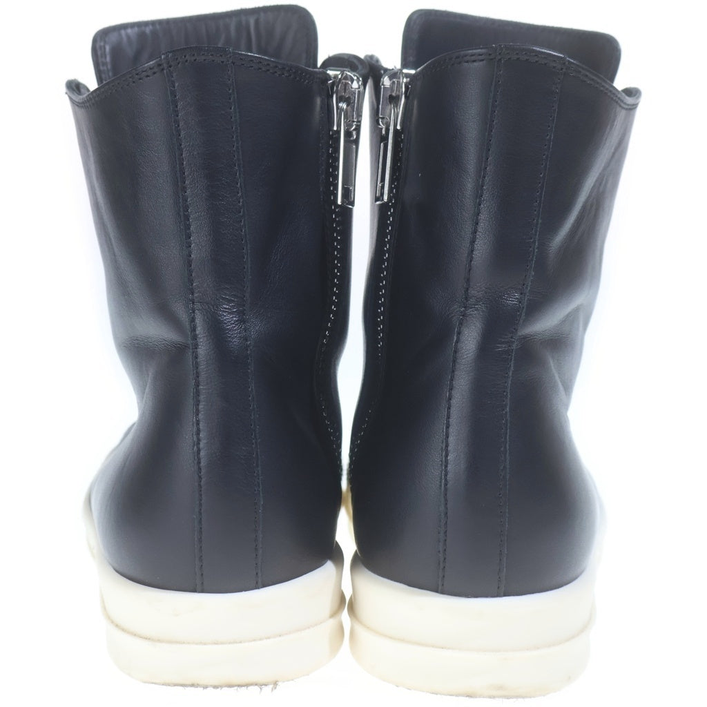 Rick Owens(リックオウエンス) 26SS SNEAKERS レースアップ カウレザースニーカーズ ブラック レディース RP01F6890-LCO