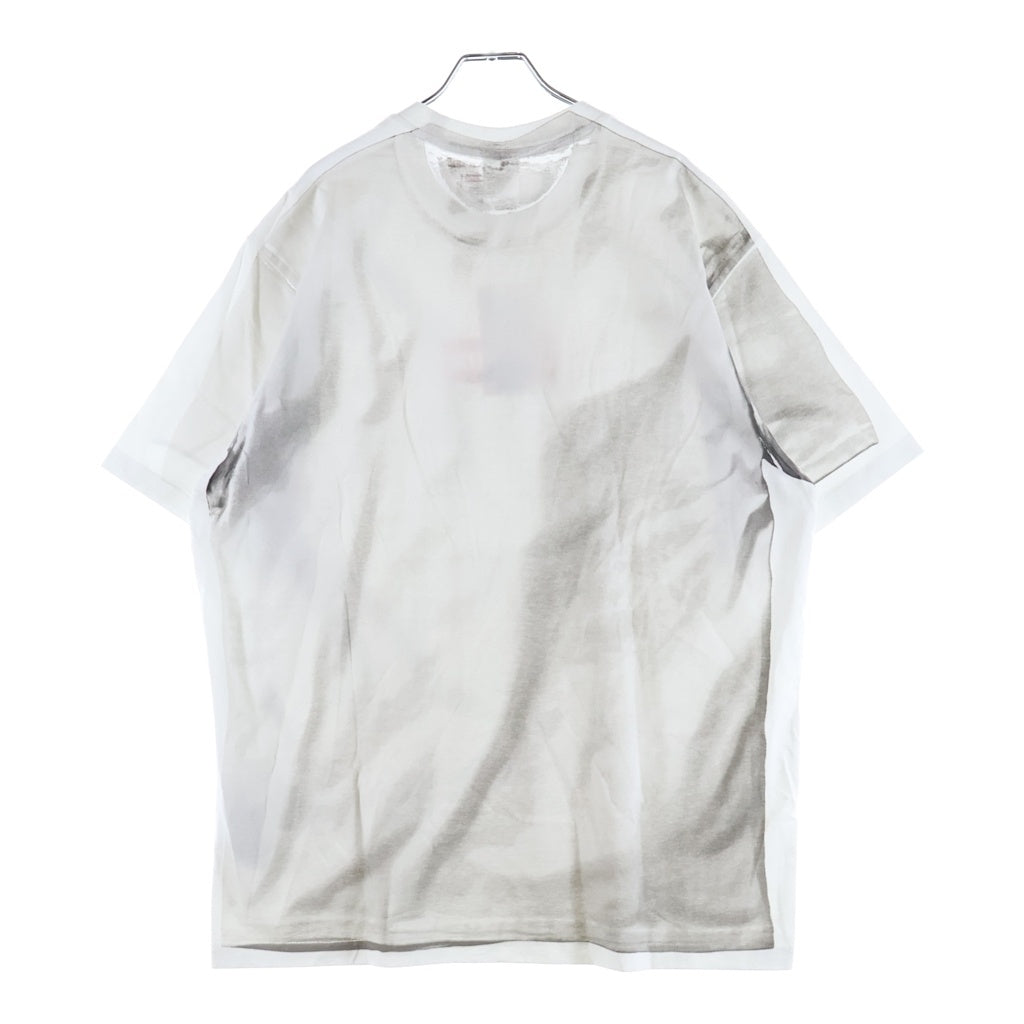 SUPREME(シュプリーム) 24SS ×MM6 Maison Margiela Box Logo Tee エムエムシックスメゾンマルジェラ ボックスロゴクルーネック半袖カットソーTシャツ ホワイト