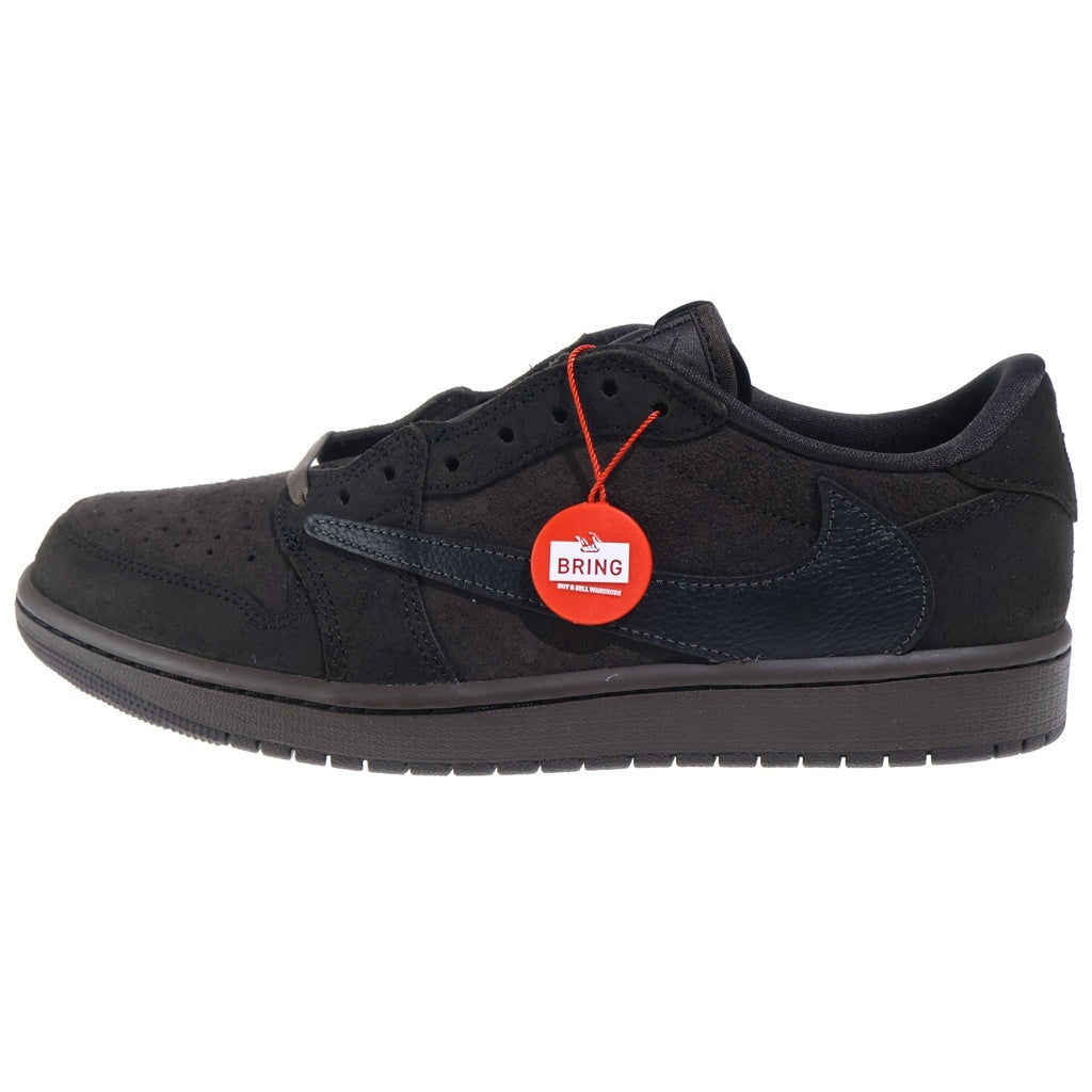 NIKE(ナイキ) ×TRAVIS SCOTT AIR JORDAN LOW OG SP VELVET BROWN トラヴィススコット エアジョーダン 1 ベルベット ローカットスニーカー ブラウン US10/28cm DM7866-202