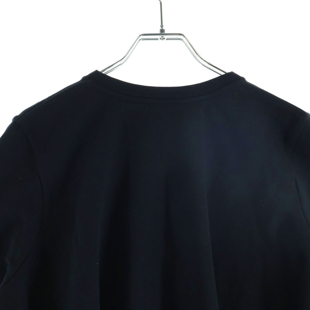 LOEWE(ロエベ) 26SS ハーフアナグラムロゴ クルーネック半袖ケープTシャツ ブラック レディース S540Y22X87