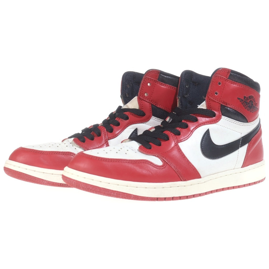 NIKE(ナイキ) AIR JORDAN1 HIGH OG LOST&FOUND CHICAGO エアジョーダン1 ロスト アンド ファウンド シカゴ ハイカットスニーカー レッド/ホワイト US12/30cm DZ5485-612
