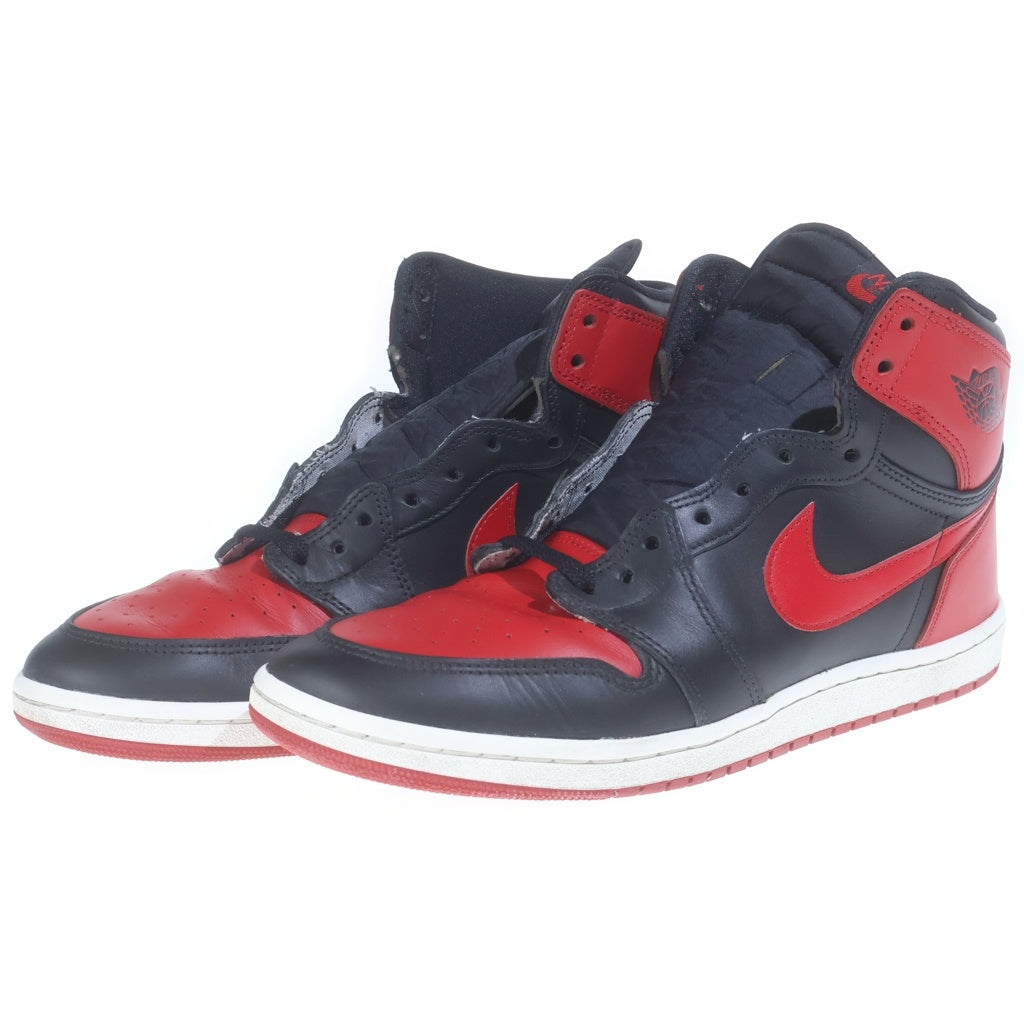 NIKE(ナイキ) AIR JORDAN HIGH 85 BRED 2025 エアジョーダン 1 ブレッド ハイカットスニーカー US12/30cm レッド/ブラック HV6674-067