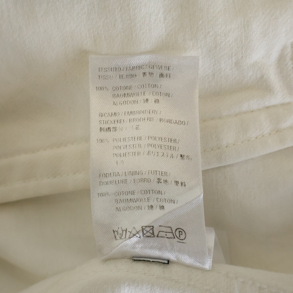 BALENCIAGA(バレンシアガ) 20SS BACK LOGO DENIM JACKET バックロゴプリント デニムジャケット ホワイト 571322 TDW04