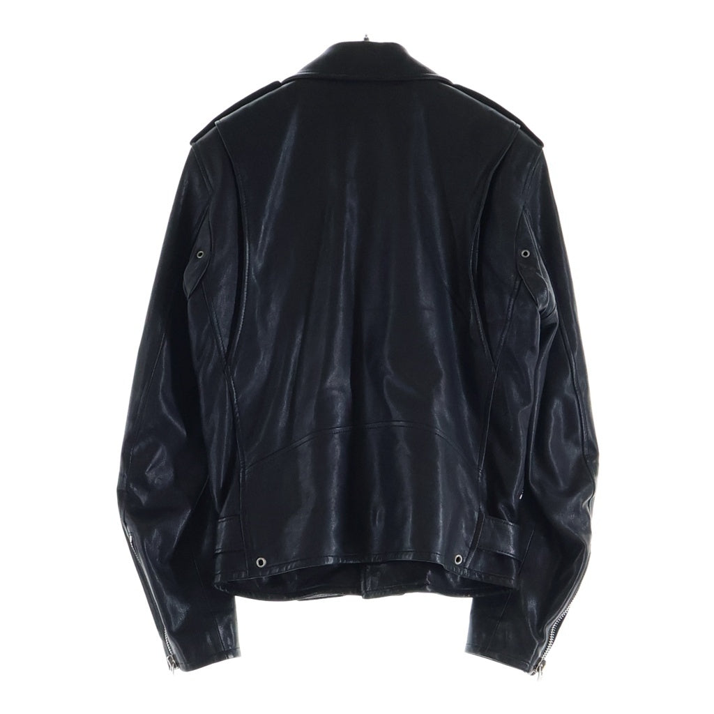 SAINT LAURENT PARIS(サンローランパリ) 14AW エディ期 L17 ラムスキン モーターサイクル ライダースジャケット ブラック 361694 Y5GC1