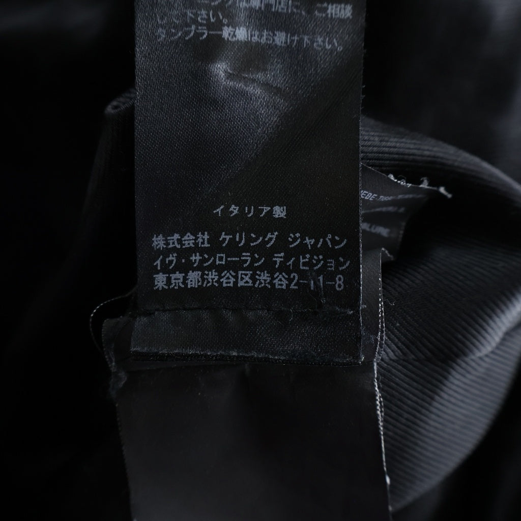 SAINT LAURENT PARIS(サンローランパリ) 14AW エディ期 L17 ラムスキン モーターサイクル ライダースジャケット ブラック 361694 Y5GC1