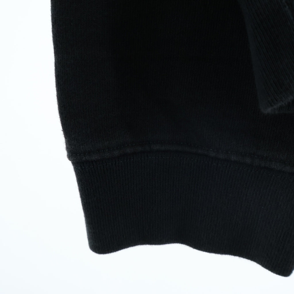 Maison Margiela(メゾンマルジェラ) 22SS リバースロゴ刺繍 プルオーバースウェットパーカー ブラック S50GU0191 S25550
