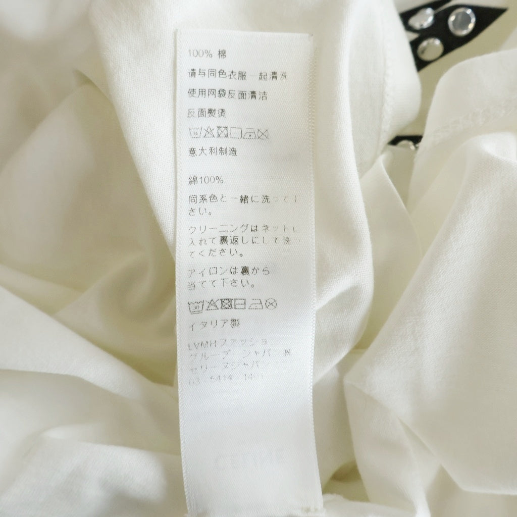 CELINE(セリーヌ) スタッズロゴ キャミソールタンクトップ カットソー ホワイト 2X46A671Q