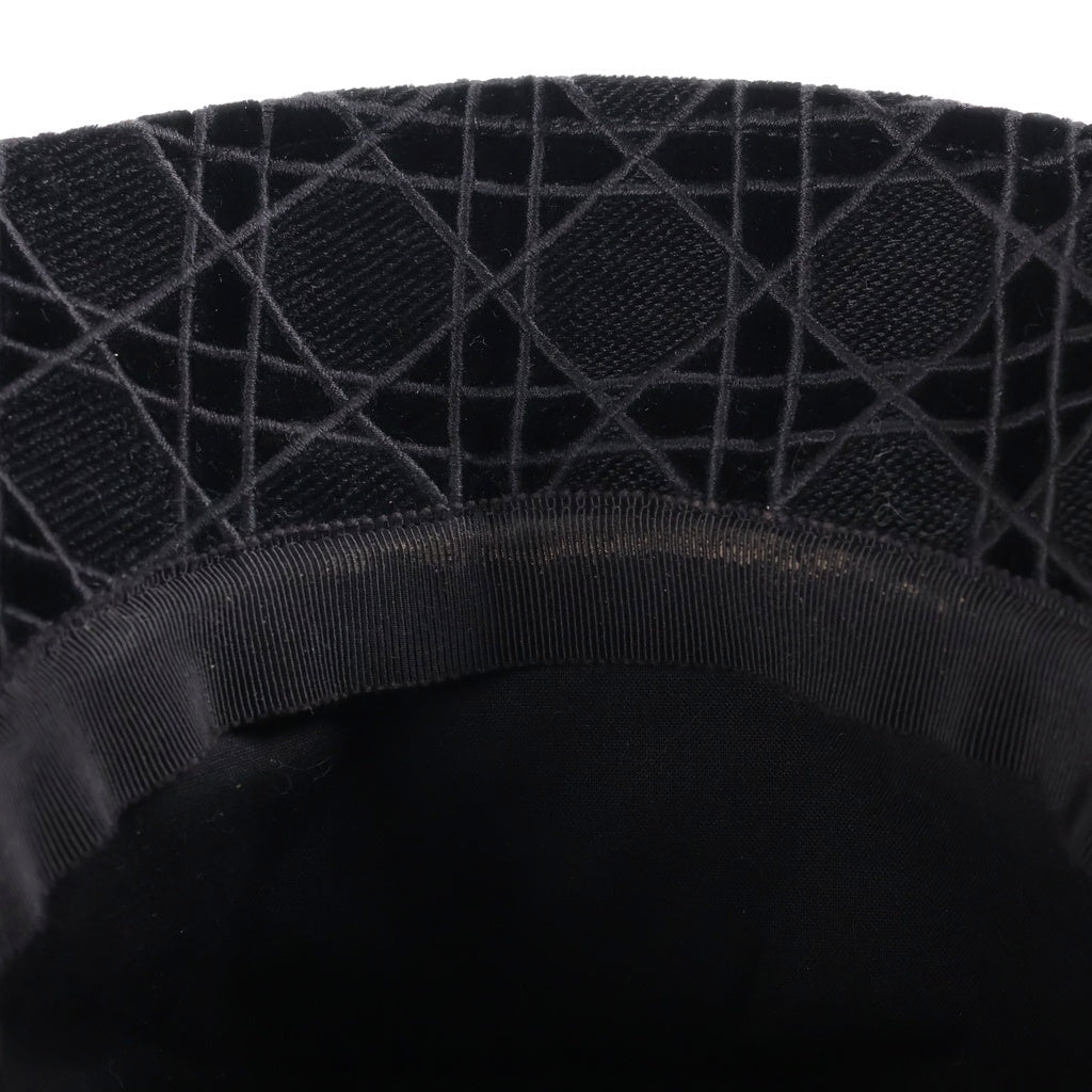 Christian Dior(クリスチャンディオール) カナージュ総柄 コットンバケットハット ブラック 05CAN923I133 レディース