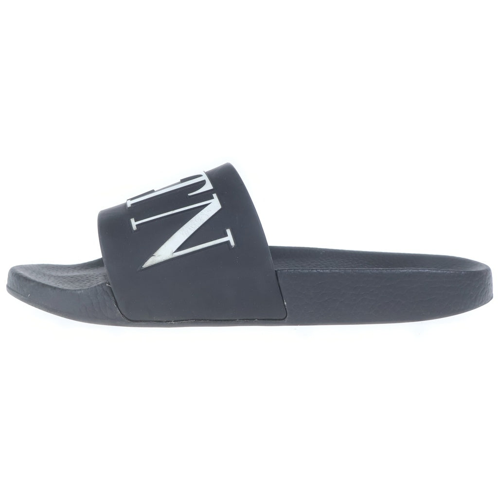VALENTINO(ヴァレンティノ) VNTLロゴ Rubber Slide Sandals ラバースライド サンダル ブラック