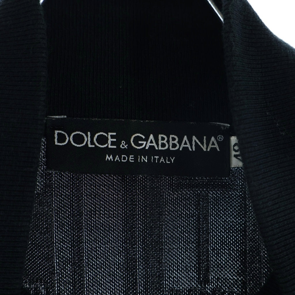 DOLCE & GABBANA(ドルチェアンドガッバーナ) ストライプ柄 トラックジャケット ブラック QG9221