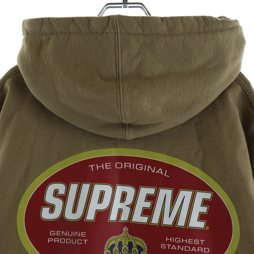 SUPREME(シュプリーム) 23AW Crown Hooded Sweatshirt プルオーバーパーカー ブラウン ‐