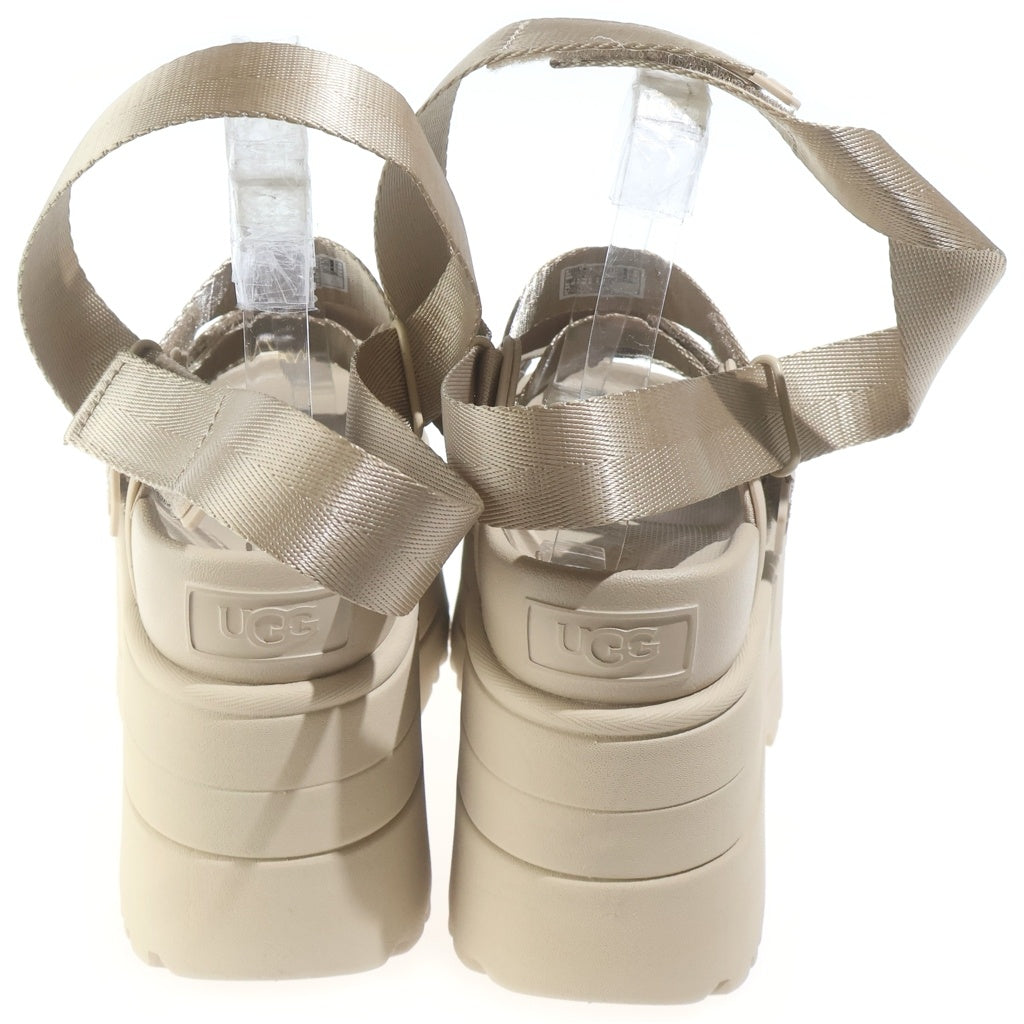 UGG(アグ) GOLDENRISE ゴールデンライズ 厚底サンダル ゴールド US7/24cm レディース
