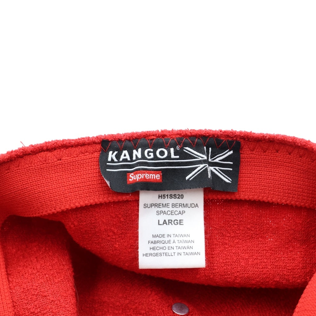 SUPREME(シュプリーム) ×KANGOL 20SS Bermuda Spacecap バミューダ スペースキャップ レッド H51SS20