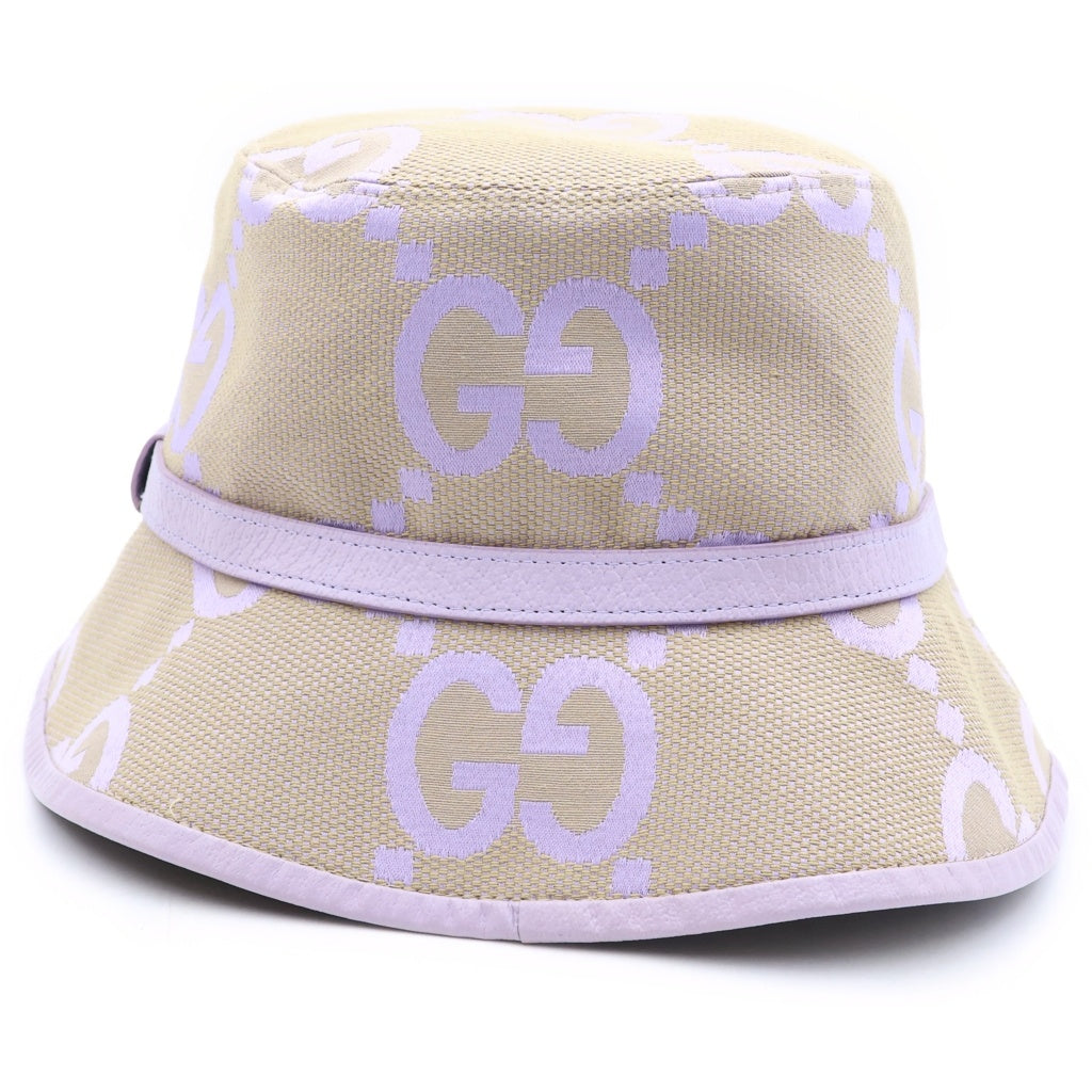 GUCCI(グッチ) 23SS ジャンボGG バケットハット 帽子 ベージュ 730336 3HAPT レディース