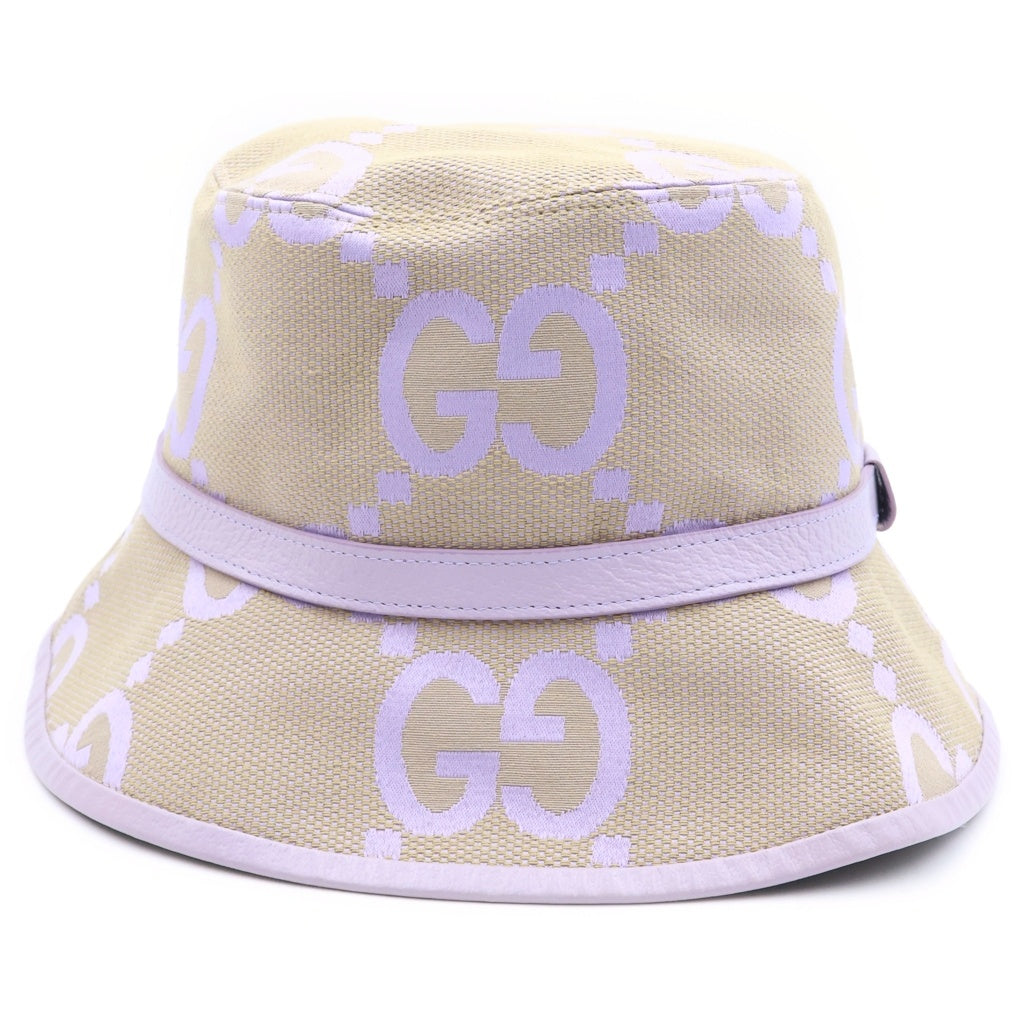 GUCCI(グッチ) 23SS ジャンボGG バケットハット 帽子 ベージュ 730336 3HAPT レディース