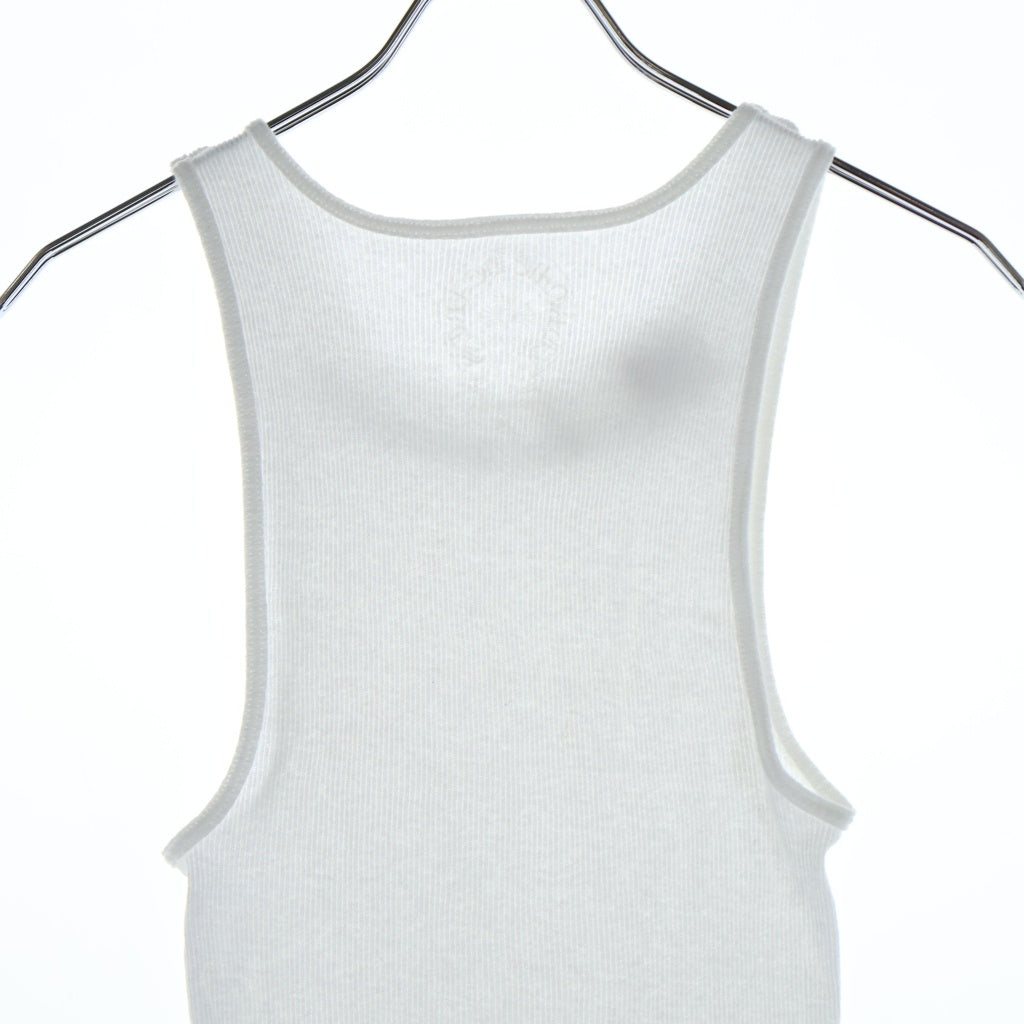 CHROME HEARTS(クロムハーツ) NECK LOGO BACK GIRLS PRINT TANK TOP ネックロゴ バックガールズプリント タンクトップ ホワイト