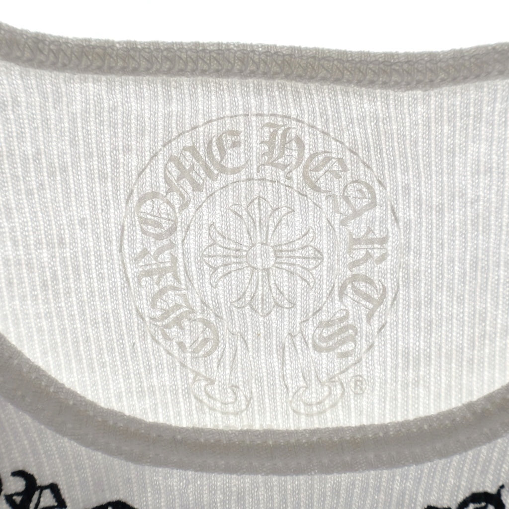 CHROME HEARTS(クロムハーツ) NECK LOGO BACK GIRLS PRINT TANK TOP ネックロゴ バックガールズプリント タンクトップ ホワイト
