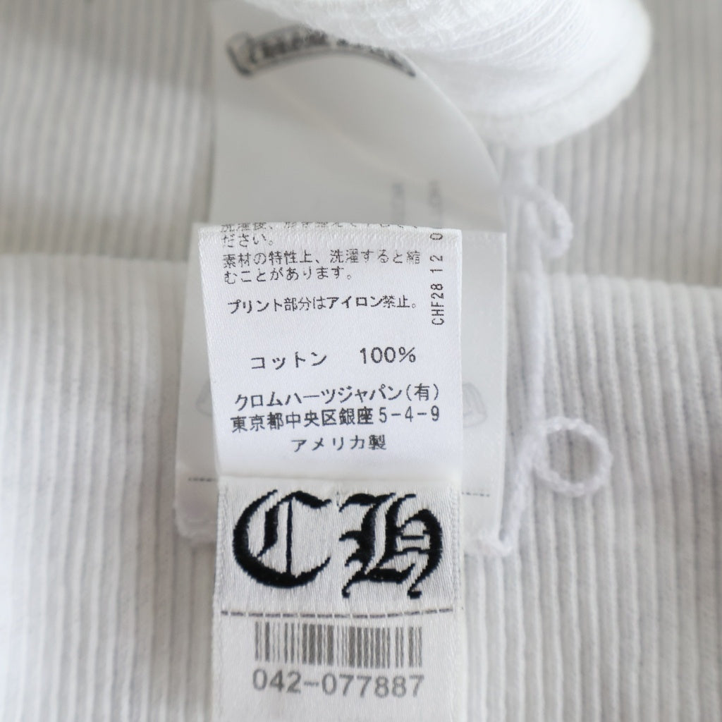 CHROME HEARTS(クロムハーツ) NECK LOGO BACK GIRLS PRINT TANK TOP ネックロゴ バックガールズプリント タンクトップ ホワイト