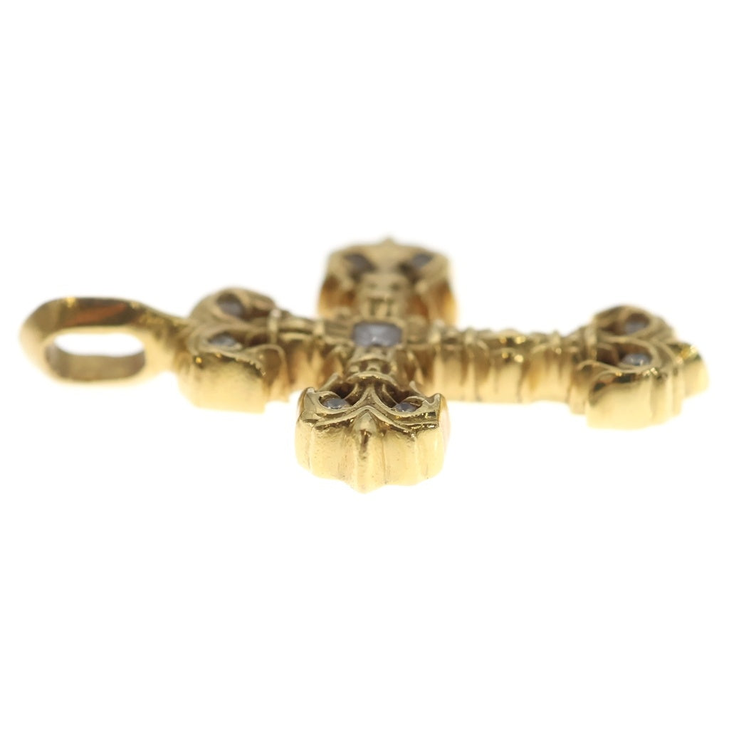 CHROME HEARTS(クロムハーツ) 22K FILIGREE TINY P/DIA タイニーフィリグリークロス PAVEダイヤ ペンダントトップ ゴールド BCA045