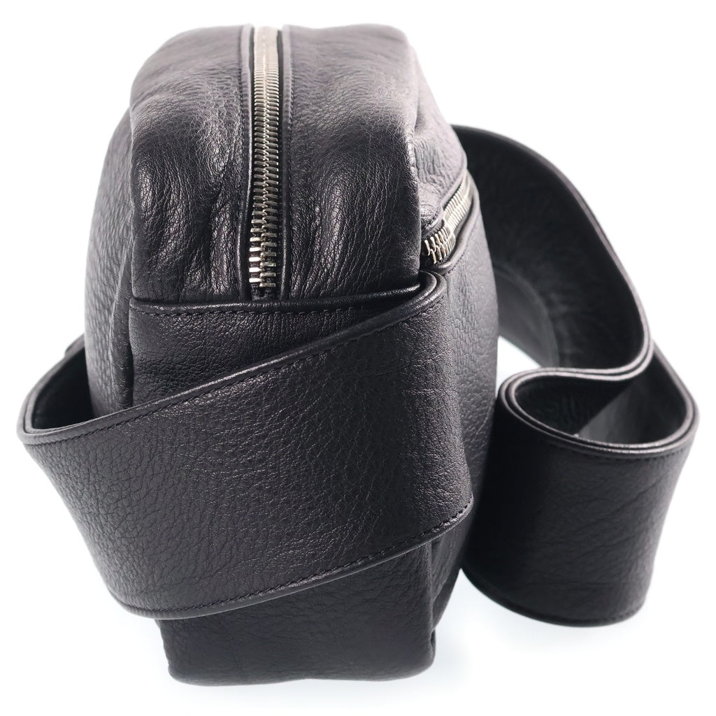 CHROME HEARTS(クロムハーツ) STRAP ON LEATHER BAG ストラップ オン レザーバッグ ショルダーバッグ ブラック