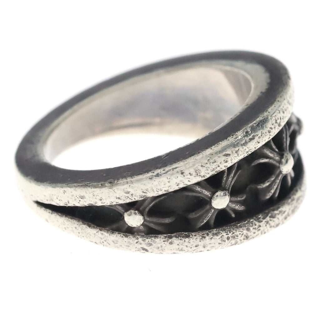 CHROME HEARTS(クロムハーツ) NARROW V CH PLS ナローVバンド CHプラスリング シルバー BCA399