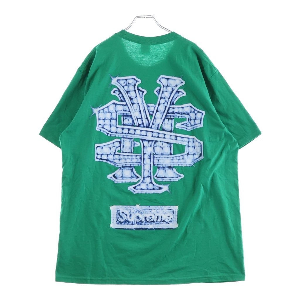 SUPREME(シュプリーム) Snowman S/S Tee フロントスノーマンプリント クルーネック半袖カットソーTシャツ グリーン