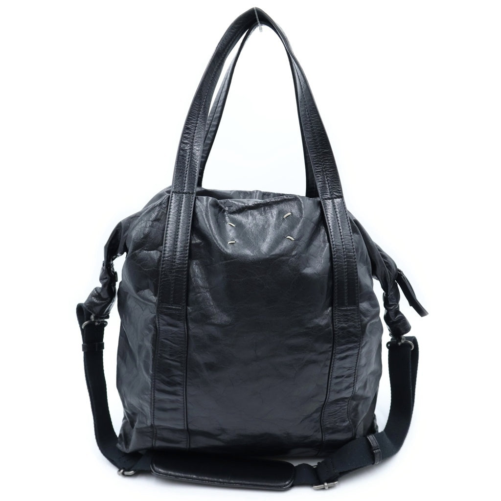 Maison Margiela(メゾンマルジェラ) Sailor Bag セーラーバッグ レザートートバック ブラック S35WC0044