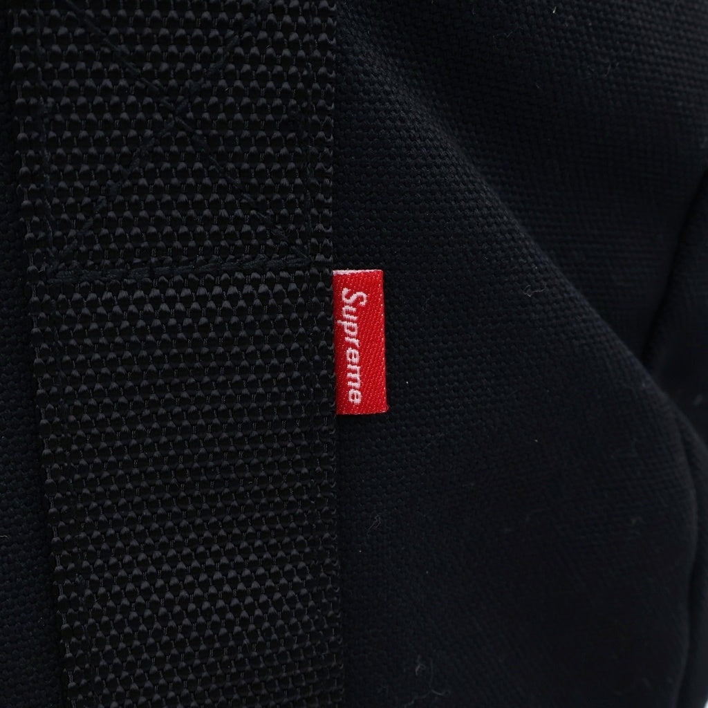 SUPREME(シュプリーム) Canvas Tote Bag キャンバストートバッグ ブラック レディース