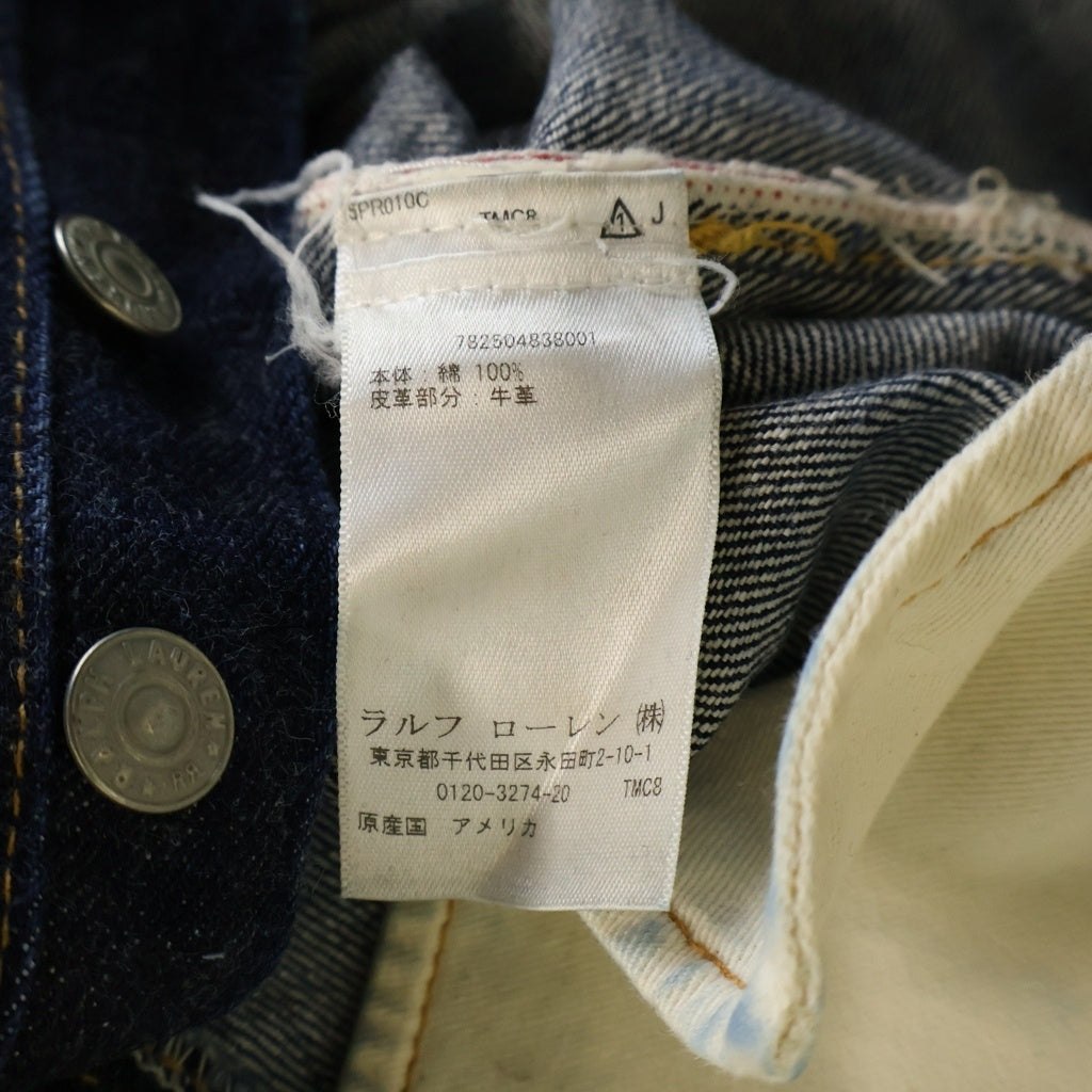 RRL(ダブルアールエル) Slim FiT スリムフィット ストレートデニムパンツ インディゴ R151RB03